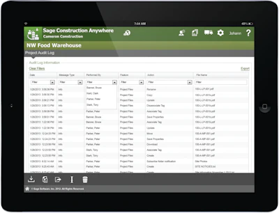 Cloud computing allows contractors to access data and applications from anywhere with an Internet connection at any time.