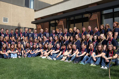 KPI-JCI hosted approximately 85 South Dakota junior and senior high school students participating in the South Dakota Chamber of Commerce Youth Business Adventure (YBA) program June 20.