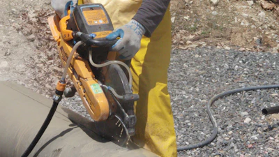 The study by the University of Massachusetts Lowell Department of Work Environment showed using water reduced respirable dust concentration by 85%.