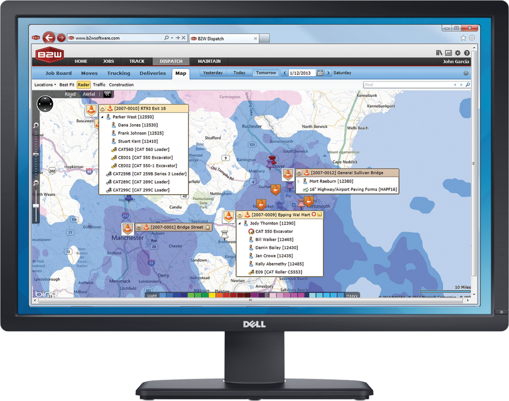 B2w Dispatch Software 11072652