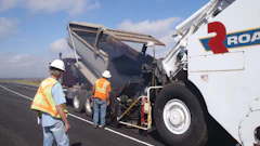 Paving begins on the Saddle Road project