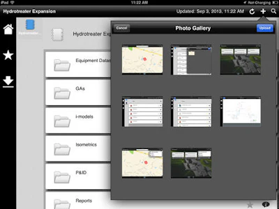 App users can import photos from mobile devices and documents modified using other apps in order to complete round-trip workflows.