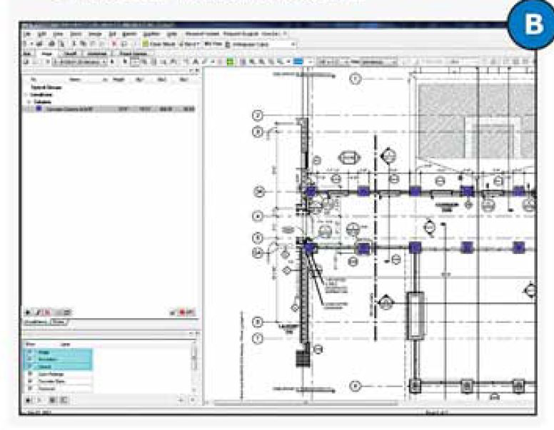 Example of a concrete takeoff measurement within the On-Screen Takeoff program.