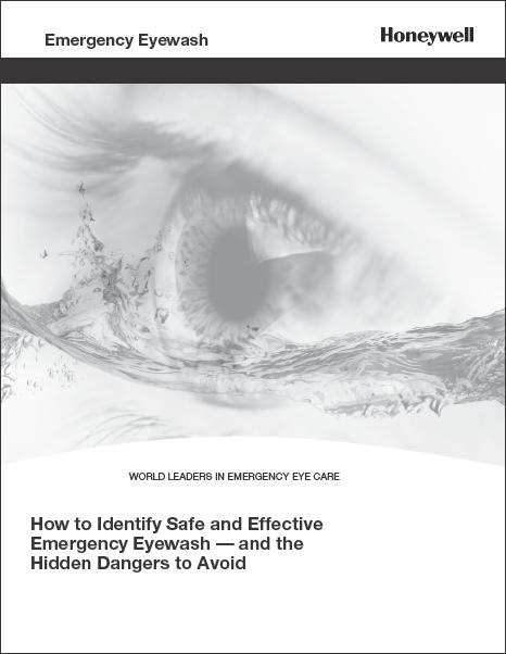 Honeywell's importance of eye flushing whitepaper can help answer questions about proper emergency eyewash selection, installation, maintenance and usage.