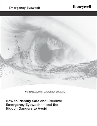 Honeywell's importance of eye flushing whitepaper can help answer questions about proper emergency eyewash selection, installation, maintenance and usage.