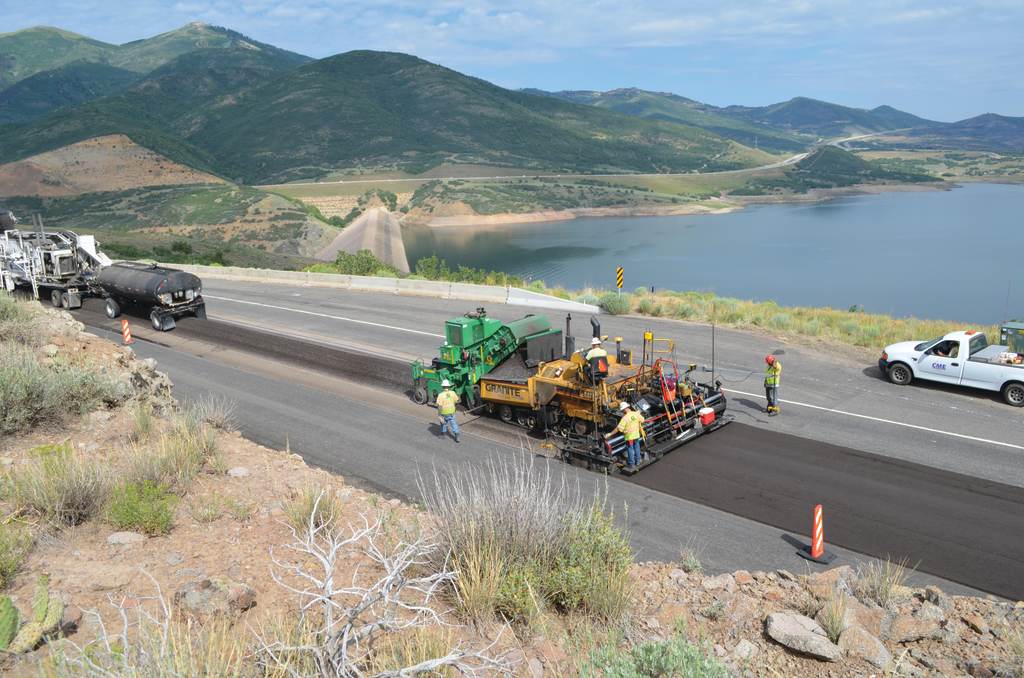'Basically, we take the existing asphalt on the road, we pick it up, re-work it, add some life to it, and put it right back down on the road,' says Justin Schellenberg, UDOT project manager. The process is called 'cold' in place recycling because the material does not have to be heated to temperatures in excess of 300° F.
