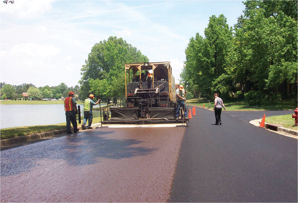 Slurry sealing can extend the life of the pavement 6-7 years when placed over pavements in good condition, 2-4 years for pavement in poor condition.