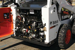 With Ultra Low Particulate Combustion (ULPC) Bobcat was able to eliminate the Diesel Particulate Filter (DPF).