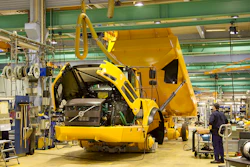 The Braas, Sweden articulated hauler production facility joined a Volvo Group initiative in 2007 that saw it switch to green electricity. It is now entirely powered by renewable energy.