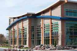 The renovation and expansion at Miron’s corporate office received LEED Gold. Sustainable features of the facility include a cool roof, direct views to the outdoors, daylighting, low-flow plumbing fixtures, and a geothermal heating/cooling system.