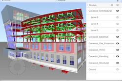The BIM 360 Glue mobile app is optimized for large model data, which is ideal for commercial construction projects.