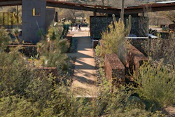 The park is located on a 34-acre site in the middle of the Arizona desert where temperatures can reach 100 degrees F.