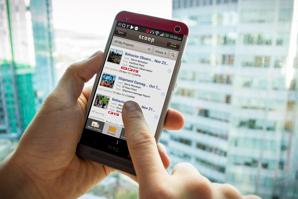 The app captures both form-based and multimedia data and can organize the information in central dashboards, analytics and reports.