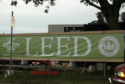 Tout your environmental initiatives by placing signs around your projects promoting LEED participation or your recycling efforts.