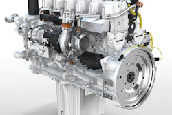 There are many different technologies available. This Liebherr Tier 4 Final engines use selective catalytic reduction (SCR) only, a technology that makes particulate filters unnecessary.