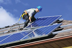 Installing Solar Panel 11574963 Copy