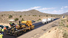 The Red Rock Road Rehabilitation Project consisted of a 5.6-mile cold-in-place recycling job that was completed in 28 days.