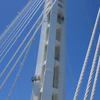 Spider’s experienced engineers also designed a custom platform to reach around the exterior of the tower shaft. The equipments’ light weight and easy connections enabled American Bridge/Fluor Joint Venture to change the platform’s length as needed to gain better access to the sloping tower face while maximizing the working space on the platforms to maintain productivity.