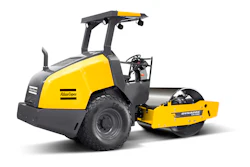 One of Atlas Copco's newest vibratory rollers, the CA 1300, features Active Bouncing Control that shuts off the roller's vibrations as soon as it occurs, which reduces the risk of damage to the machine.