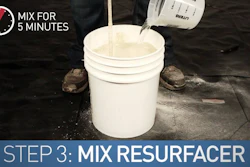 How to Resurface Concrete - Concrete Solutions Resurfacer Bag Mix
