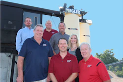 Back row left to Right-Mike Riegler, Ryan Riegler 2nd Row from top-Ron Riegler, R. J. Riegler 3rd Row-Dan Riegler Jr., Christi Riegler 4th Row-Dan Riegler Sr.