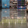 Floors that are constructed with Multiquip’s new SlabArmor product can achieve very high gloss readings when they are diamond polished.