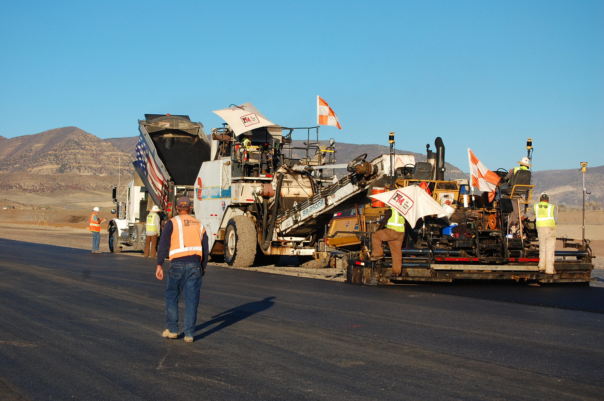 United Companies paved a 650-ft. by 320-ft. apron and a 1,200-ft.-long by 50-ft.-wide taxiway in addition to the runway.