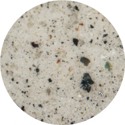A microscopic image of dirty diesel when it comes off the fuel delivery truck magnified at 100%.