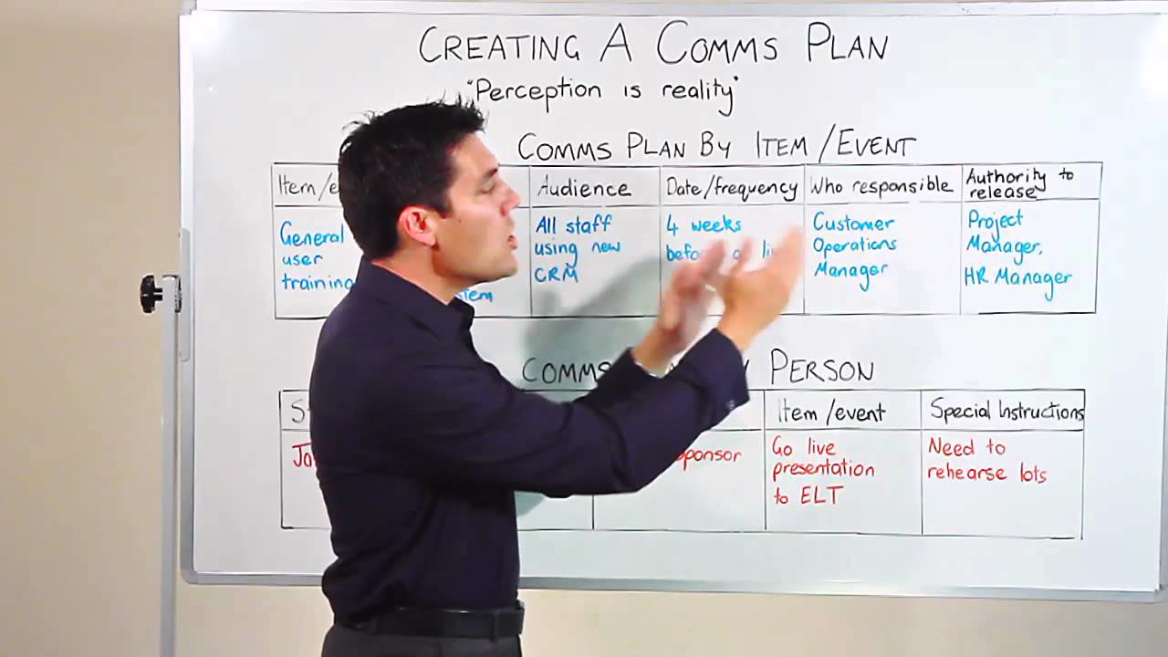 Video: Creating a Project Management Communications Plan