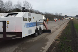 Blackstone Construction relies on the RD-1200 to eliminate any residual moisture ahead of a paving or even a striping crew.