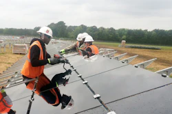 Located on Penny Branch Road in Warsaw, Duplin County, the 65-megawatt solar facility will cover 500 acres and have about 850,000 solar panels. It is the largest solar facility under construction in North Carolina.