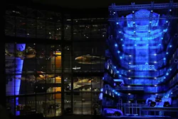 Video: Genie Telehandler Team - Behind The Scenes Projection Mapping Light Show