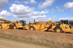 Video: Twomey Construction's Two New Cat 627K Scrapers with Accugrade