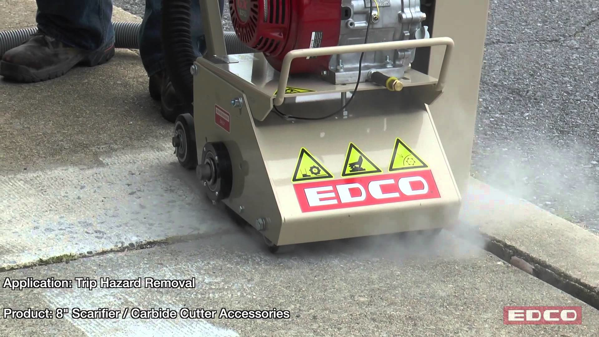 Video: EDCO Product Application for Trip Hazard Removal
