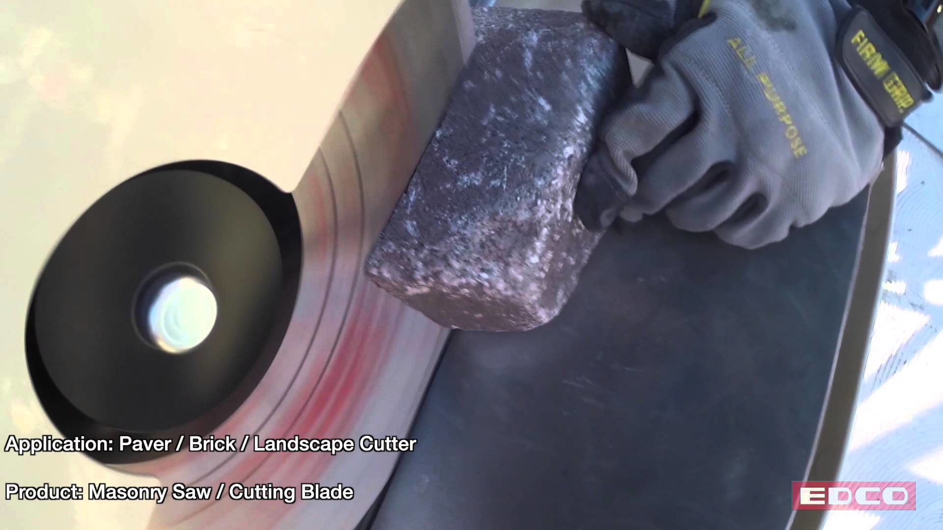 Video: EDCO Product Application for Paver, Brick and Landscape Cutting