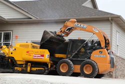 The 2,800-pound rated operating capacity matches well with the company's other equipment.