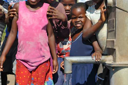 Atlas Copco’s employee-led Water for All organization selects southeast Malawi for its next project and will finance the infrastructure and facilities the communities require for accessing clean drinking water, such as this water well that was also completed in Malawi during 2009.