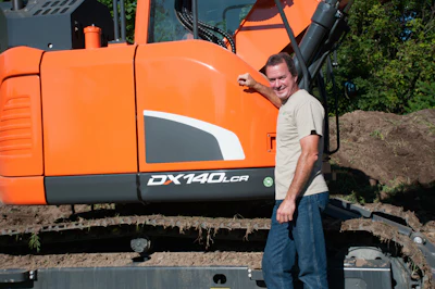 Richard Johnston, owner of Johnston Landscaping Maintenance, says the 1-year lease will allow him to expand his customer base by taking on a variety of bigger landscaping projects.