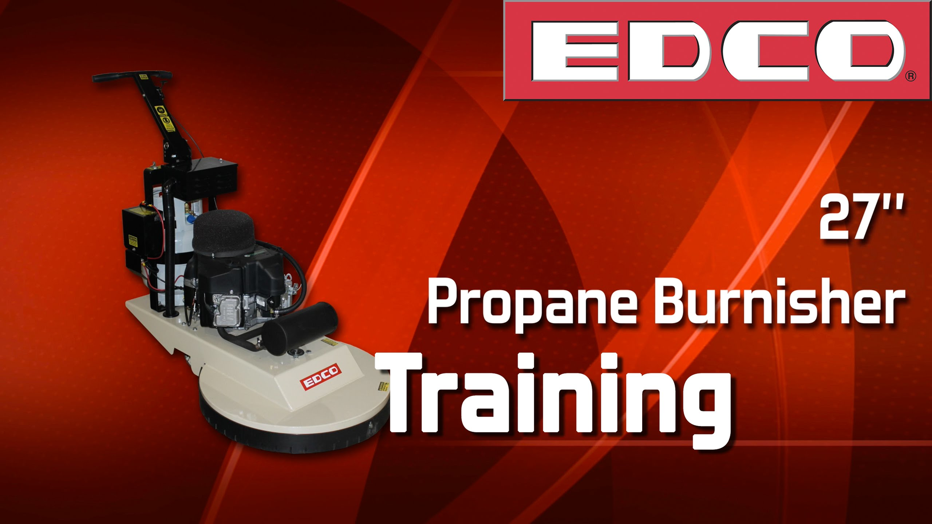 [VIDEO] How to Use the EDCO 27-in. Propane Burnisher