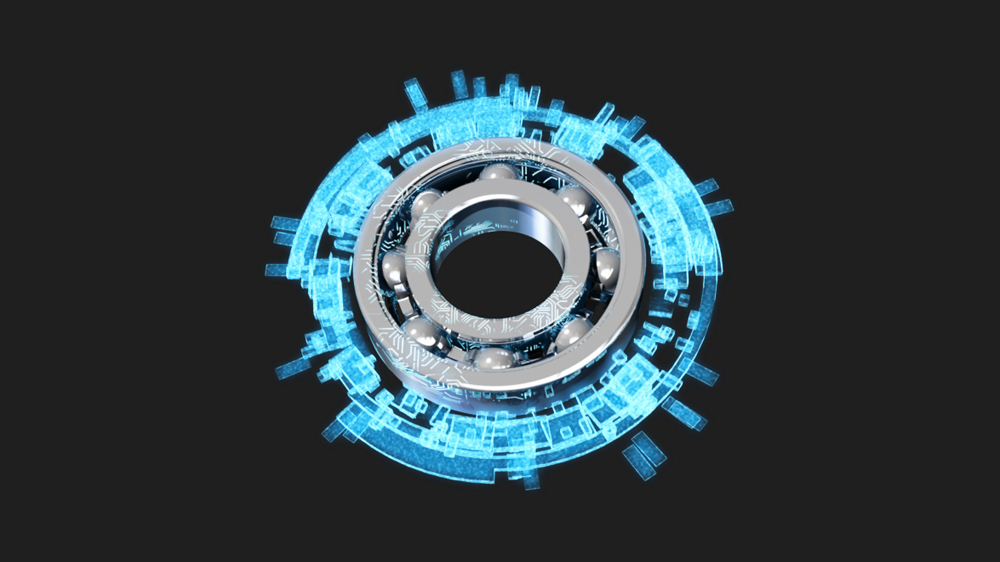SKF Insight integrates sensors and electronics into the bearing which monitor the load and lubrication conditions the bearing experiences.