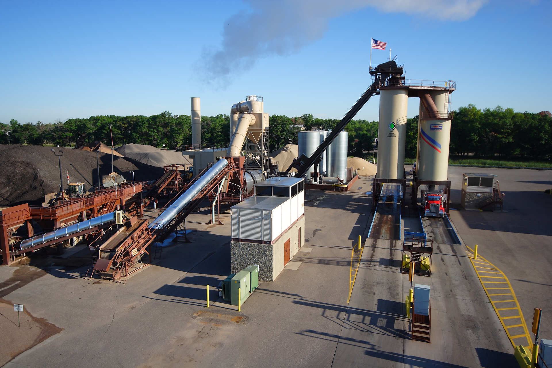 All of Commercial Asphalt Co.'s plants are recipients of the Diamond Achievement Award from the National Asphalt Pavement Association (NAPA). The upgraded Blaine, MN, facility won NAPA's top Ecological Award for a new plant.