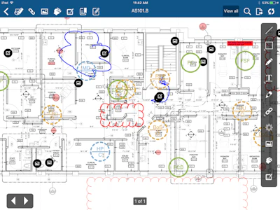 Capture and share real-time changes with real-time mark-up with the SKYSITE mobile app.