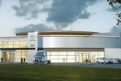 The Customer Experience Center will feature a product showroom, four training rooms, a 200-seat theater-in-the-round and an observation area that will allow customers to watch trucks in action on the 1.1-mile Customer Experience Track.