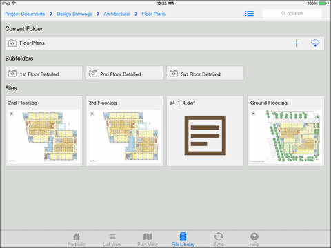 Data collected with Prolog Mobile in the field is synced back to the office creating a complete system for recording project data and allowing both field and office staff to view current project info.