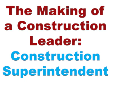 Provide clarity on what you want and need in your superintendents and consistency in the entire process to support, mold and inspire successful growth.
