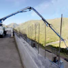 Around 429,000 cu. yd. of concrete and 627,000 short tons of pavement will be used on Sector 1 of the project.