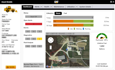 Equipment dealers can assist you in identifying fault codes on a machine and respond quickly to alerts as they occur.