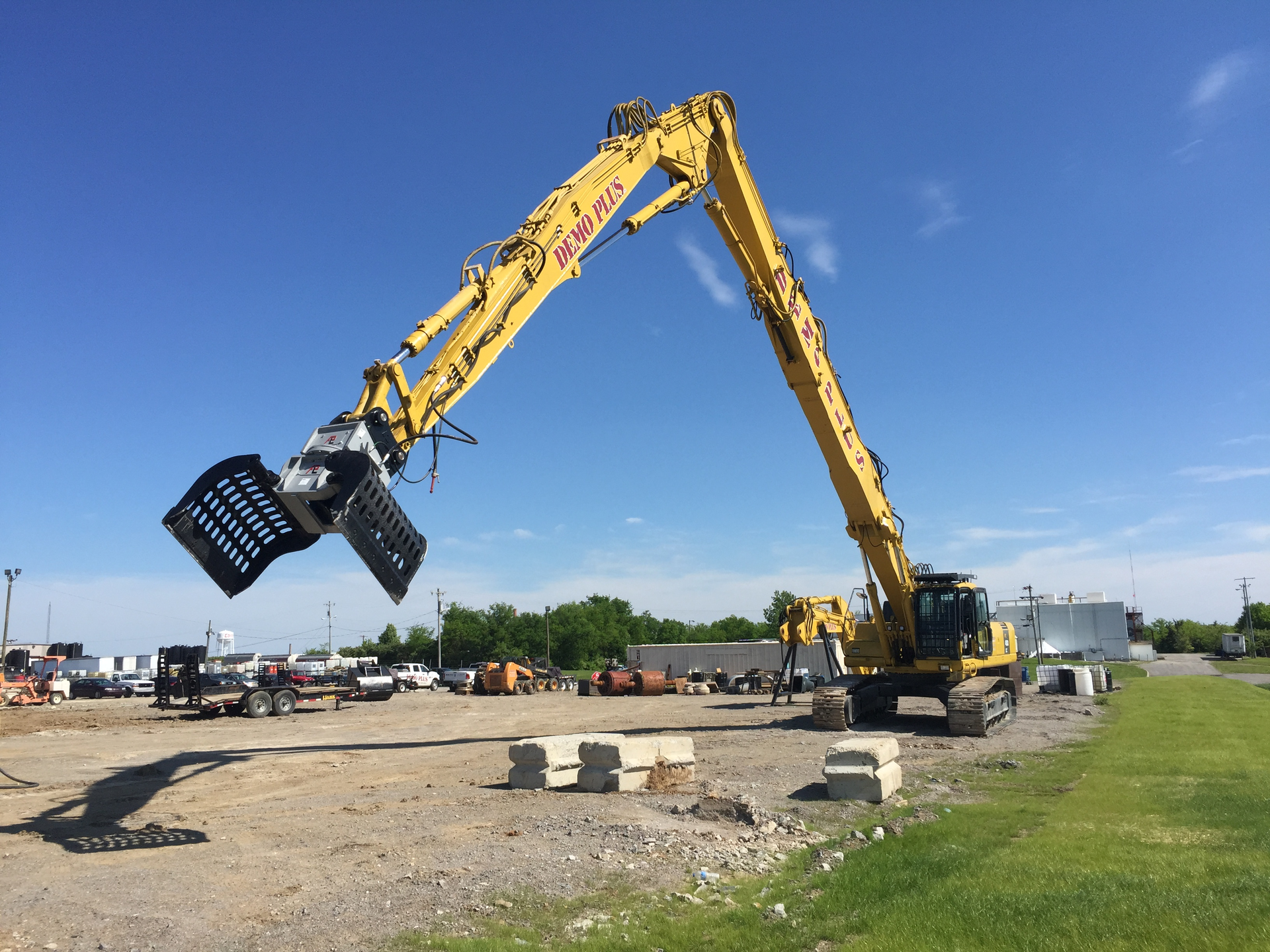 National Attachments Pladdet Hydraulic Rotating Grapple 569d1e547a90c