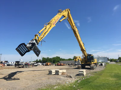 National Attachments Pladdet Hydraulic Rotating Grapple 569d1e547a90c