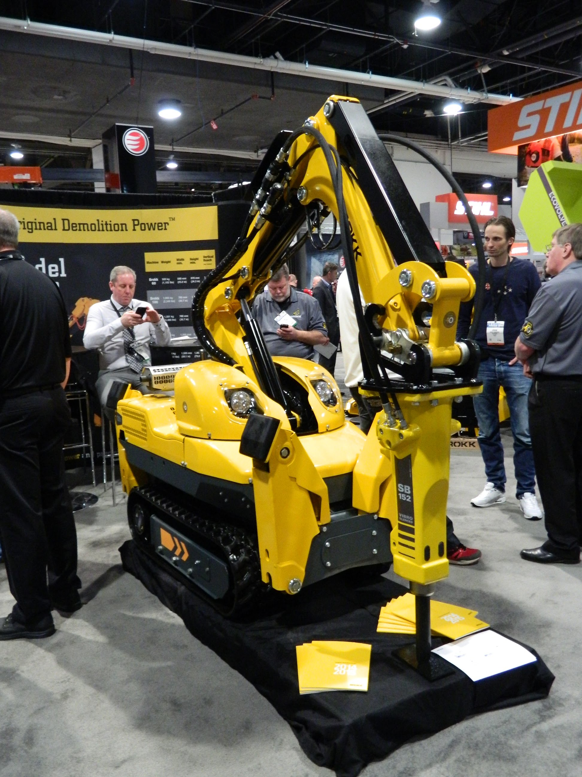 [VIDEO] Brokk Introduces World's Smallest Diesel Demolition Robot
